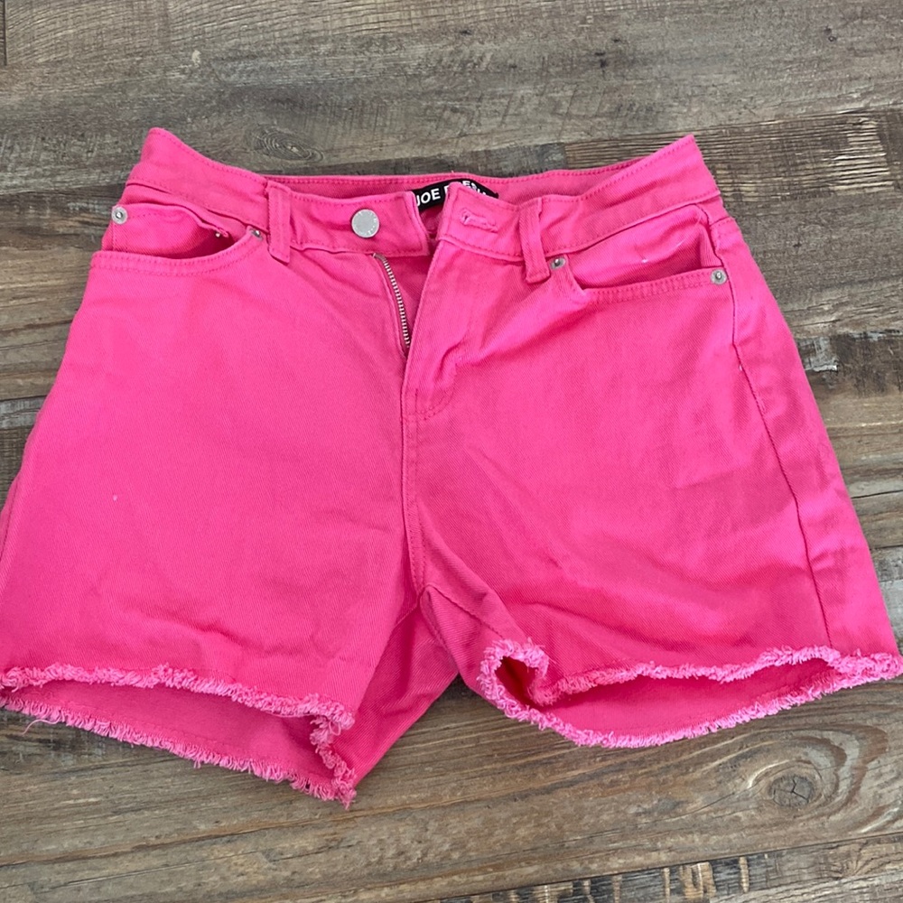 Bright pink Joe fresh denim shorts